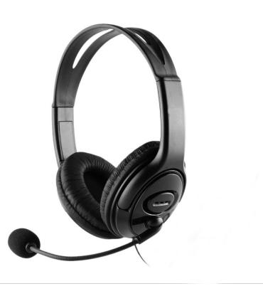 CoolBox Coolchat U1 Auriculares Alámbrico Diadema Llamadas Música Negro