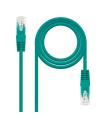 Nanocable Cable Red Latiguillo RJ45 CAT.6 UTP AWG24, Verde, 30 cm