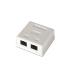 AISENS A139-0302 caja de conexiones de red Cat6 Blanco