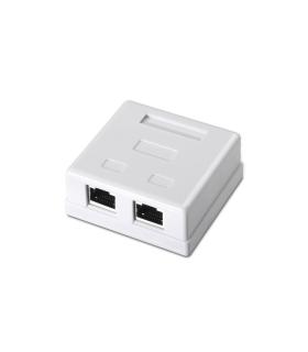 AISENS A139-0304 caja de conexiones de red Cat6 Blanco