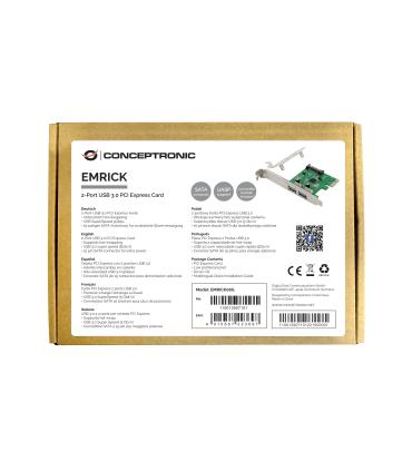 Conceptronic EMRICK06G tarjeta y adaptador de interfaz Interno USB 3.2 Gen 1 (3.1 Gen 1)