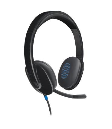 Logitech H540 Auriculares Alámbrico Diadema Oficina Centro de llamadas USB tipo A Negro