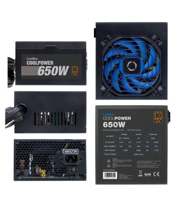 CoolBox CoolPower 650W unidad de fuente de alimentación 20+4 pin ATX ATX Negro