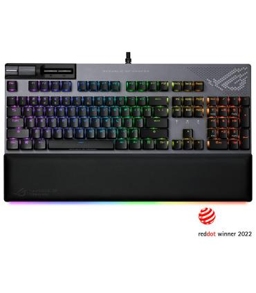 ASUS ROG Strix Flare II Animate teclado Juego USB QWERTY Gris