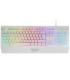 Teclado Gaming SemiMecnico Mars Gaming MK124/ Blanco