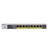 NETGEAR GS108LP No administrado Gigabit Ethernet (10 100 1000) Energía sobre Ethernet (PoE) 1U Negro, Gris