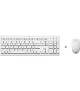 HP Combo 230 Teclado + Raton inalambricos Blanco