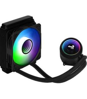 Sistema De Refrigeracion Liquida Aerocool Mirage L120 1x12cm Infinity Mirror Rgb-a (adressable) Tpd 200w Para Procesadores In