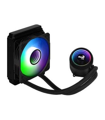 Sistema De Refrigeracion Liquida Aerocool Mirage L120 1x12cm Infinity Mirror Rgb-a (adressable) Tpd 200w Para Procesadores In