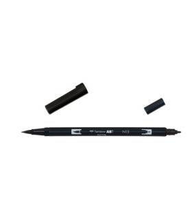 ROTULADOR DOBLE PUNTA PINCEL COLOR NEGRO TOMBOW ABT-N15