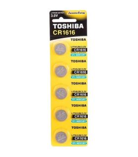 Pack de 5 Pilas de Botn Toshiba CR1616/ 3V