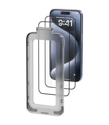 Protector de Pantalla de Cristal Templado Vention KUITCC-40 para iPhone 13 Pro Max + Herramienta de Instalacin Antipolvo