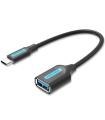 Adaptador USB 3.1 Tipo-C Vention CCVBB/ USB Tipo-C Macho - USB Hembra