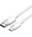 Cable USB 2.0 Tipo-C Vention CTNWF/ USB Tipo-C Macho - USB Macho/ Hasta 60W/ 480Mbps/ 1m/ Blanco