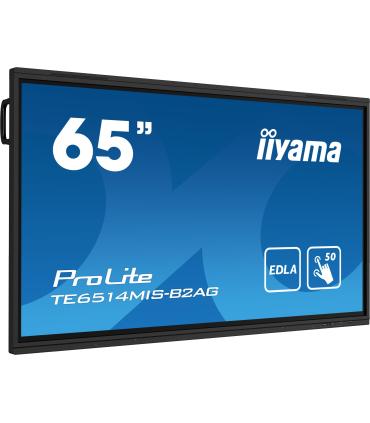 iiyama PROLITE TE6514MIS-B2AG Pantalla plana para señalización digital 165,1 cm (65") LCD Wifi 435 cd   m² 4K Ultra HD Negro