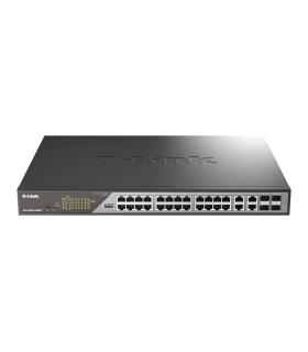 D-Link DSS-200G-28MPP switch Gestionado L2 Gigabit Ethernet (10 100 1000) Energía sobre Ethernet (PoE) 1U Gris