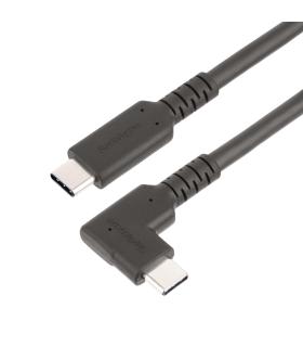 StarTech.com Cable de 2m USB-C Resistente Acodado a la Derecha - USB 3.2 Gen 1 (5 Gbps) - Cable de Transferencia USB Tipo C -