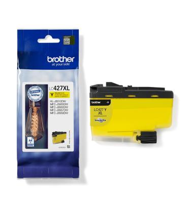 Brother LC-427XLY cartucho de tinta 1 pieza(s) Original Alto rendimiento (XL) Amarillo