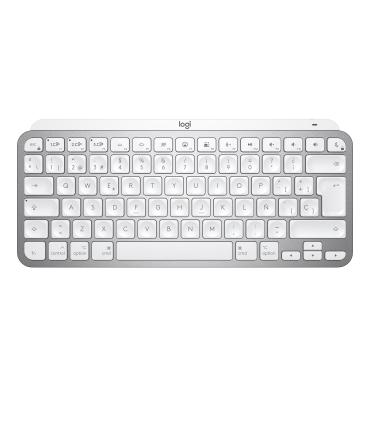 Logitech MX Keys Mini For Mac Minimalist Wireless Illuminated Keyboard teclado Universal Bluetooth QWERTY Español Gris