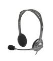 Logitech H111 Auriculares Alámbrico Diadema Oficina/Centro de llamadas Gris