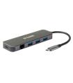 D-Link DUB-2334 base para portátil y replicador de puertos Alámbrico USB Tipo C Gris