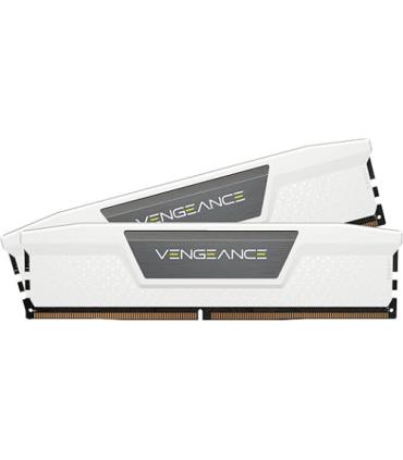 MEMORIA CORSAIR DDR5 32GB 2X16GB PC6000 VENGEANCE BLANCA CMK32GX5M2E6000Z36W