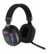 Hiditec VORTEX Auriculares Inalámbrico y alámbrico Diadema Juego USB Tipo C Bluetooth Negro