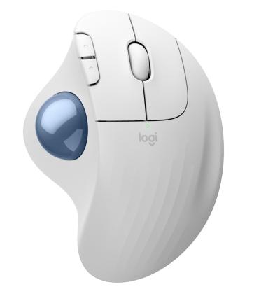 Logitech Ergo M575S ratón Oficina mano derecha RF Wireless + Bluetooth Trackball 2000 DPI