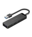 Docking USB 3.0 Vention CHVBB/ 3xUSB/ 1xMicroUSB PD/ 1xLector Tarjetas/ Negro