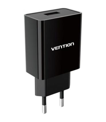 Cargador de Pared Vention WML-CH07-EU-B/ 1xUSB/ 12W