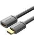 Cable Alargador HDMI 4K Vention AHCBH/ HDMI Macho - HDMI Hembra/ 2m/ Negro