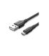 Cable USB 2.0 Vention CTIBF/ USB Macho - MicroUSB Macho/ Hasta 60W/ 480Mbps/ 1m/ Negro