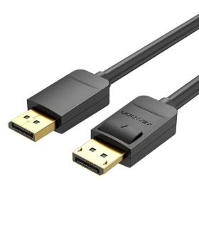 Cable DisplayPort 1.2 4K Vention HACBH/ DisplayPort Macho - DisplayPort Macho/ 2m/ Negro