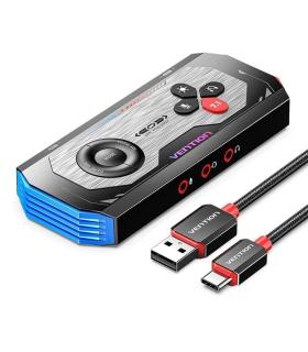 Tarjeta de Sonido Gaming con Amplificador Vention CVAB0/ USB Tipo-C Macho - 3xJack 3.5 Hembra