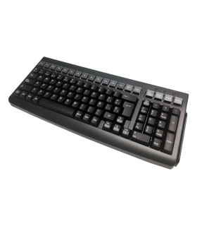 TECLADO POS MUSTEK MKB-800. BANDA MAGNETICA 3PISTAS. USB. NEGRO.