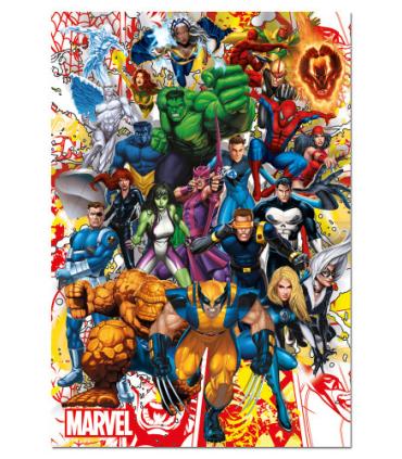 PUZZLE 500 PIEZAS HROES MARVEL EDUCA 15560