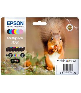 Epson Squirrel Multipack 6-colours 378 Claria Photo HD Ink