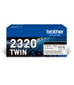 Brother TN-2320TWIN cartucho de tóner 1 pieza(s) Original Negro