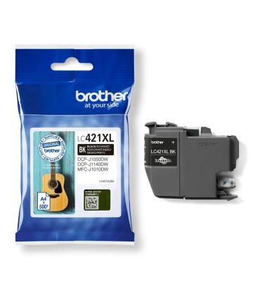 Brother LC-421XLBK cartucho de tinta 1 pieza(s) Original Alto rendimiento (XL) Negro