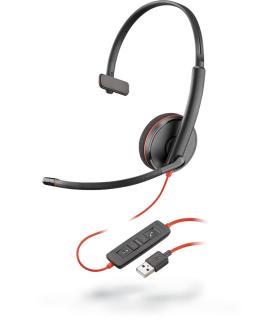 POLY Blackwire C3210 Auriculares Alámbrico Diadema Oficina Centro de llamadas USB tipo A Negro