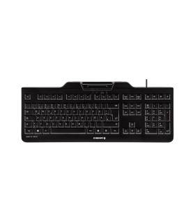 CHERRY KC 1000 SC teclado Oficina USB QWERTY Español Negro