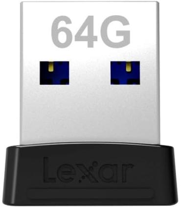 Lexar JumpDrive S47 unidad flash USB 64 GB USB tipo A 3.2 Gen 1 (3.1 Gen 1) Negro