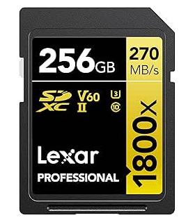 Lexar LSD1800256G-BNNNG memoria flash 256 GB SDXC Clase 10