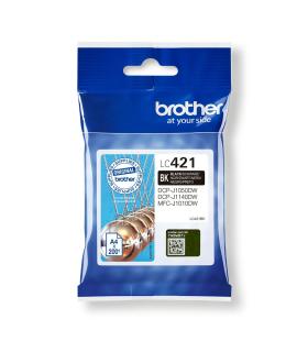 Brother LC-421BK cartucho de tinta 1 pieza(s) Original Negro