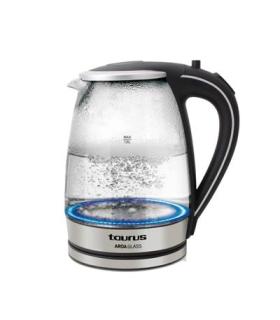 Hervidor de agua TAURUS 958523000 Aroa Glass 1,8L 2200W Transparente