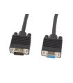 CABLE VGA LANBERG MACHO HEMBRA FERRITA NEGRO 3 M