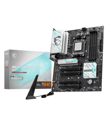 PLACA MSI B840 GAMING PLUS WIFI,AMD,AM5,B840,4DDR5,USB TYPE-C,WIFI,AURA,ATX