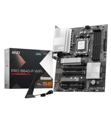 PLACA MSI PRO B840-P WIFI,AMD,AM5,B840,4DDR5,USB TYPE-C,WIFI,AURA,ATX