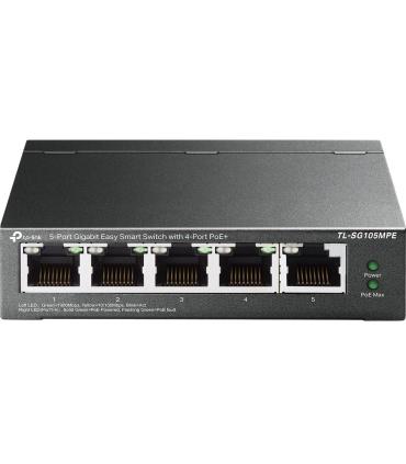 TP-Link TL-SG105MPE switch L2 Gigabit Ethernet (10 100 1000) Energía sobre Ethernet (PoE) Negro