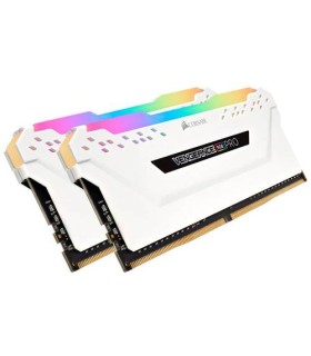 MEMORIA CORSAIR DDR4 16GB 2X8GB PC 3200 VENGEANCE RGB PRO WHITE